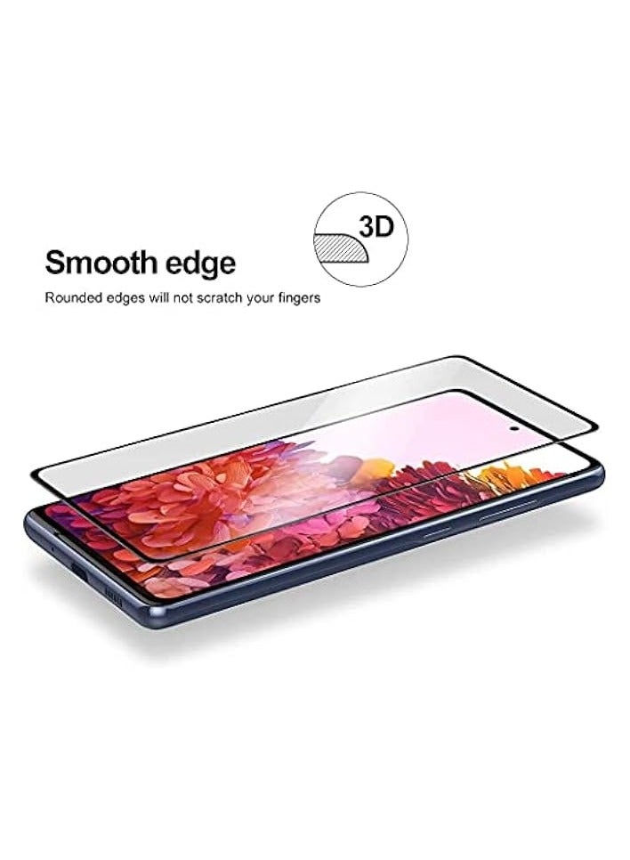 بروماس واقي شاشة من الزجاج المقسى لهاتف Galaxy S20 FE / S20 FE 5G، تغطية كاملة عالية الدقة تعمل باللمس ومضادة للخدش وغير قابلة للانزلاق [صديقة للحافظة] طبقة لين مضادة للفقاعات - Image 3