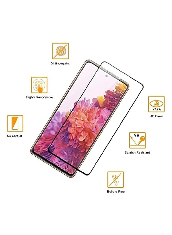 بروماس واقي شاشة من الزجاج المقسى لهاتف Galaxy S20 FE / S20 FE 5G، تغطية كاملة عالية الدقة تعمل باللمس ومضادة للخدش وغير قابلة للانزلاق [صديقة للحافظة] طبقة لين مضادة للفقاعات - Image 5