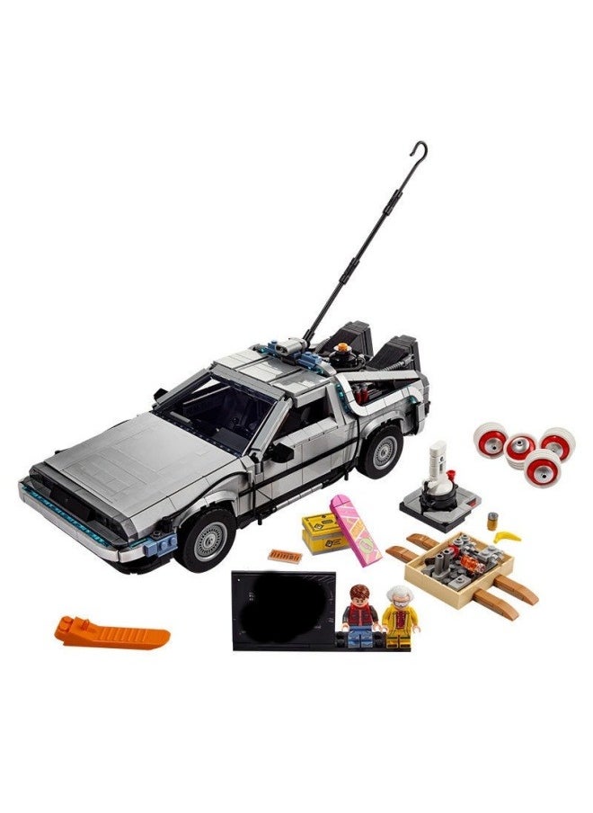 General Back to the Future concept car Time Machine sci-fi assembled building block toy children's educational game accessories, assembled game gifts for family and friends  - Image 2