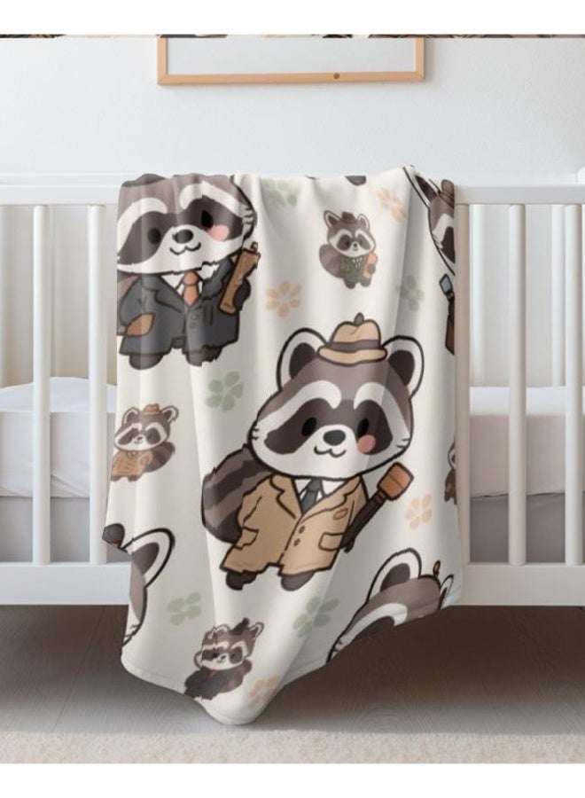 عام بطانية رقيقة من الفانيلا الكرتونية للأطفال والرضع (دافئة ومريحة، ومناسبة للنوم والألعاب) 70 سم * 100 سم - Image 3