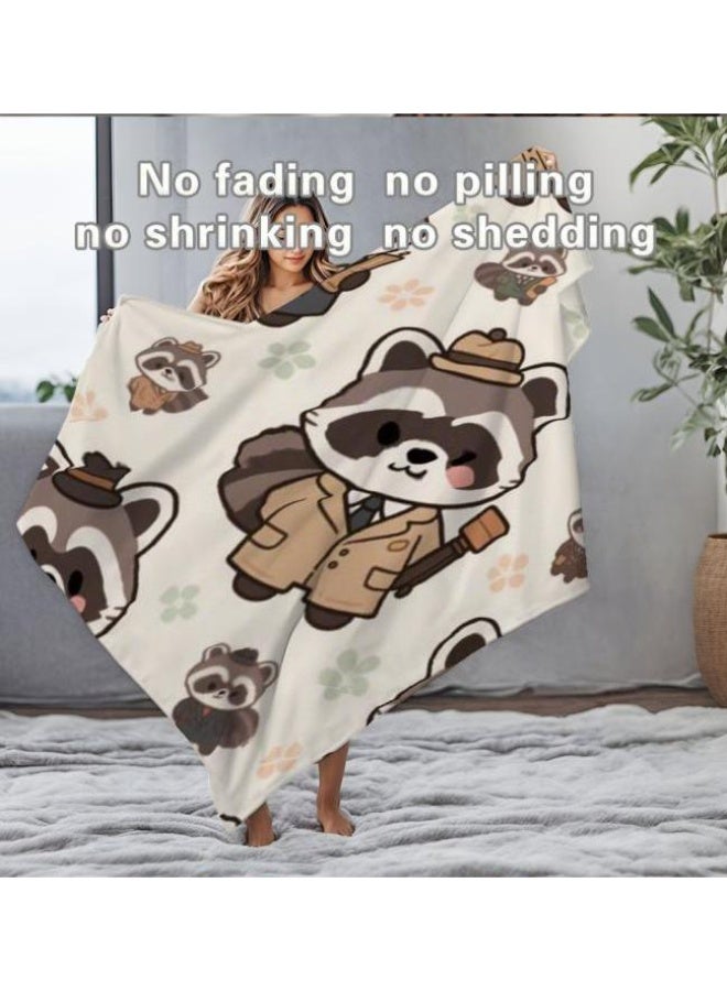 عام بطانية رقيقة من الفانيلا الكرتونية للأطفال والرضع (دافئة ومريحة، ومناسبة للنوم والألعاب) 70 سم * 100 سم - Image 5