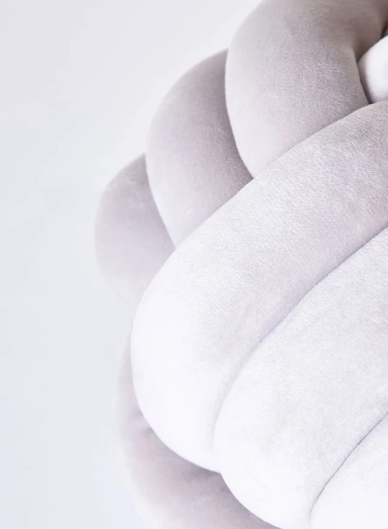 Noire Edit Grey Knot Cushion