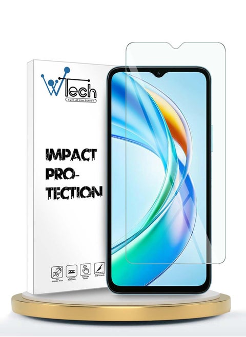 Honor X5b / X5b Plus / X5b+ 4G 2024 WTech Premium Series Curved Edges 9H 2.5D Tempered Glass Screen Protector (MSG9CN) - Clear