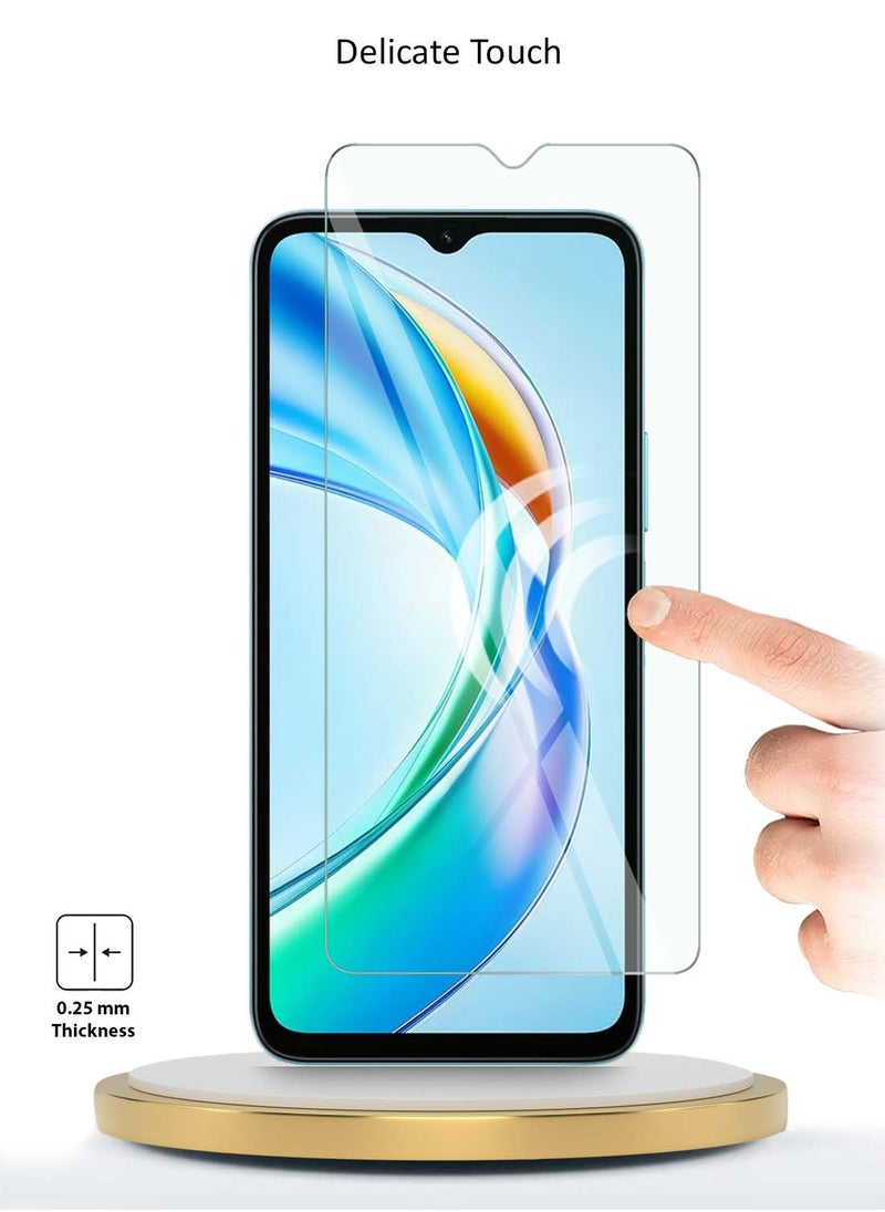 Wtech - Honor X5b / X5b Plus / X5b+ 4G 2024 WTech Premium Series Curved Edges 9H 2.5D Tempered Glass Screen Protector (MSG9CN) - Clear - Image 1
