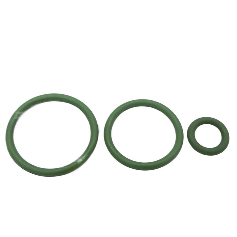 FKM Rubber O Ring Seals Gasket Assortment 20pcs 2 4mm Thickness Green Size 13x8 2x2 4mm - Image 2