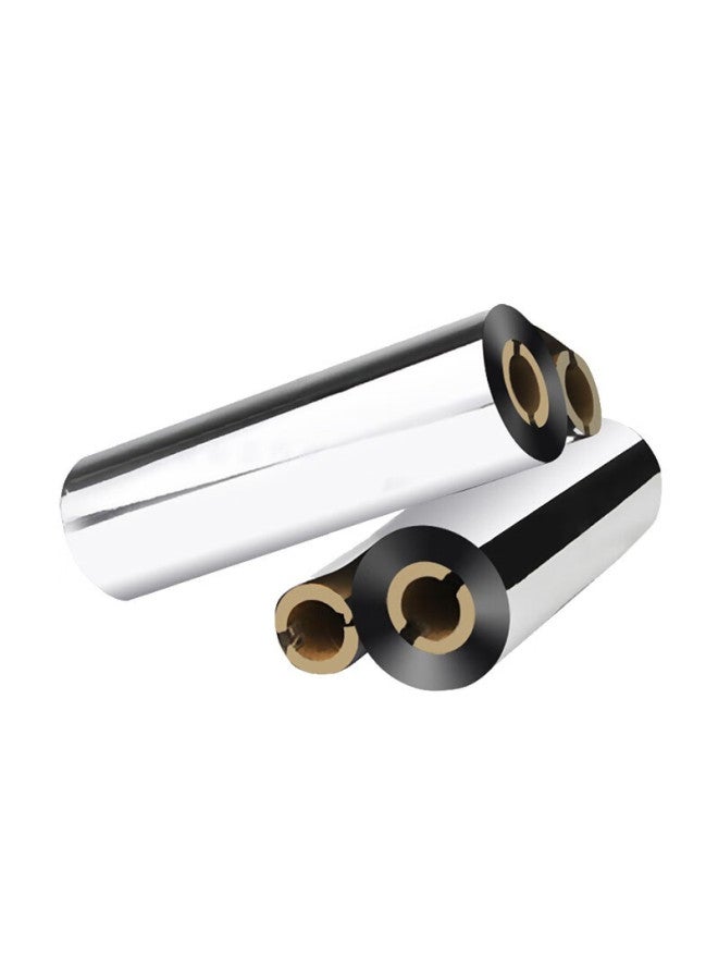 E-series Resin-based Carbon Ribbon 110mm X 90m Dual Core 2-pack Compatible With Zebra Gk888t/zd888t Barcode Printer Thermal Transfer Label Ribbon Roll