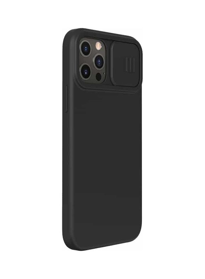 Nillkin Cam Shield Silky Silicone Case For Apple iPhone 12/12 Pro Black - Image 2