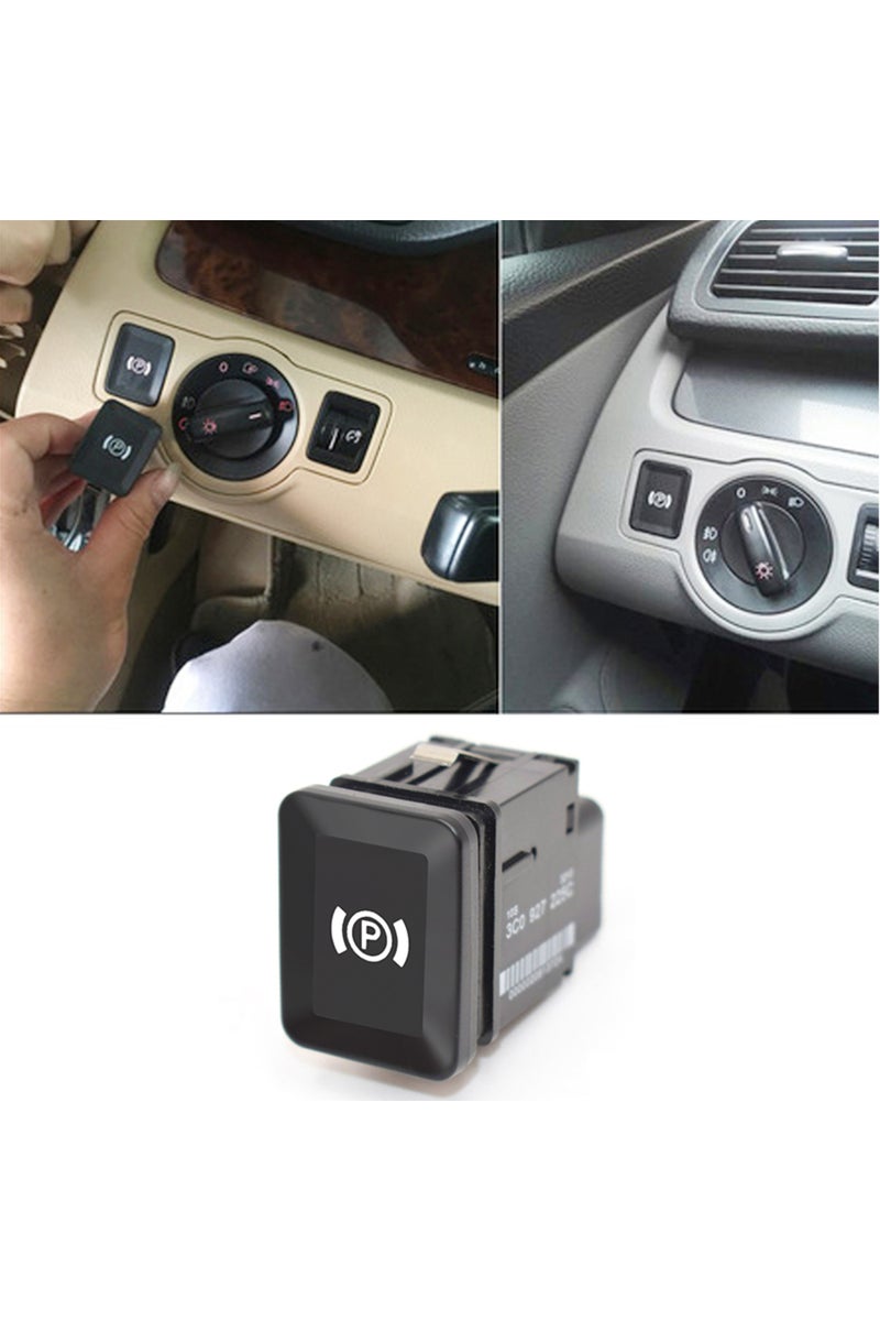 erorex Universal Electronic Handbrake Parking Brake Button   Car Parking Switch EPB Replacement for VW V... - Image 2
