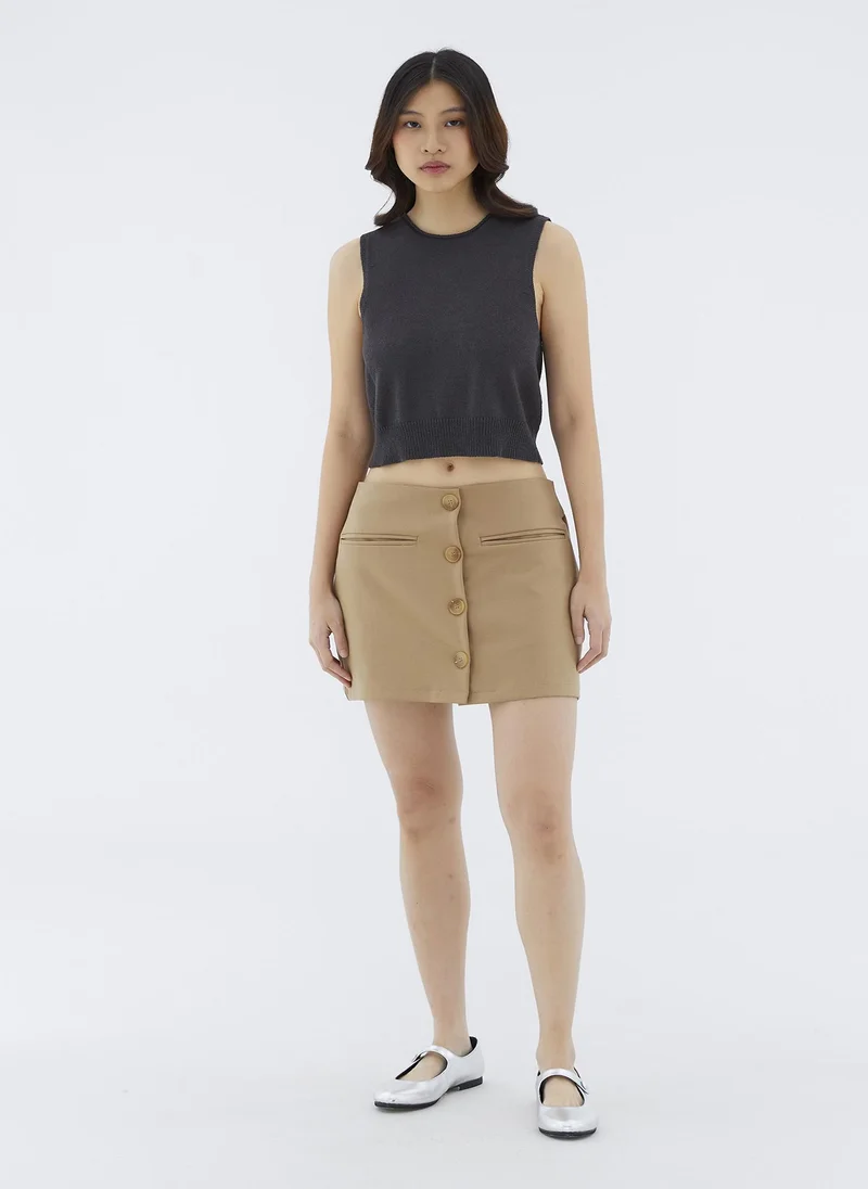 The Editor's Market Felane Low-Rise Mini Skirt