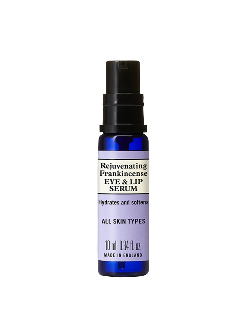 Neal's Yard Remedies - Neal's Yard Frankincense Eye & Lip Serum with Hyaluronic Acid, Aloe Vera & Rosehip Oil, Light & Easily Absorbed, Vegan Approved, Cruelty-Free,10mL - Image 1