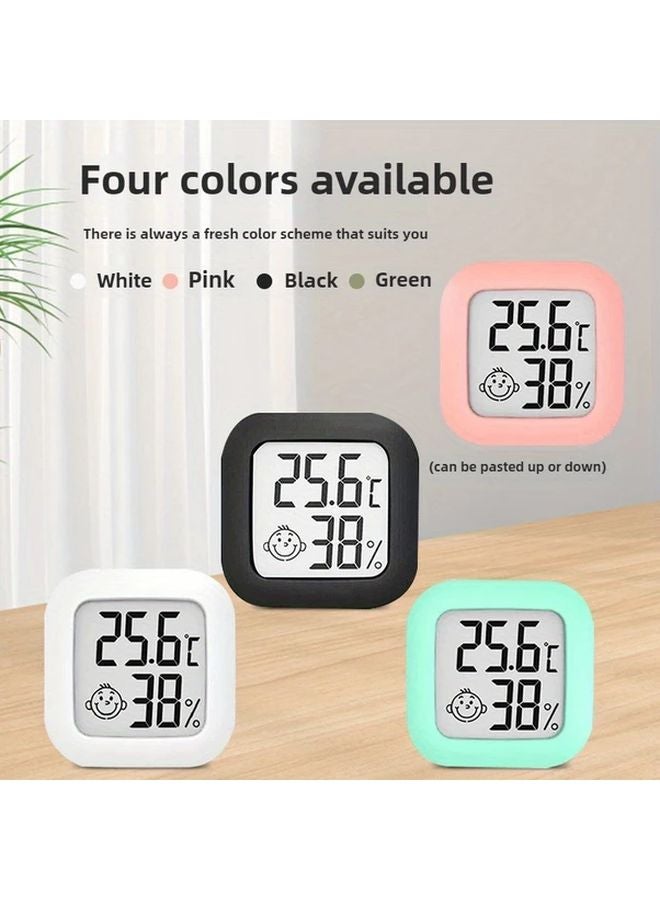 Green ABS Digital Thermometer Hygrometer Compact Portable for Home Car RV - Image 1