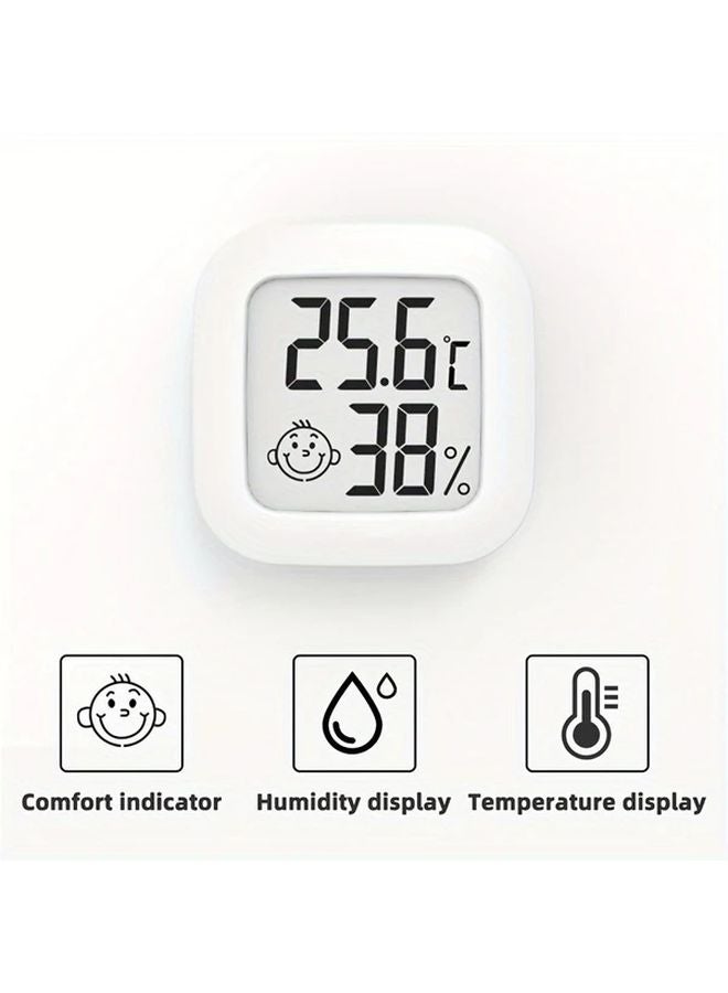 Green ABS Digital Thermometer Hygrometer Compact Portable for Home Car RV - Image 3