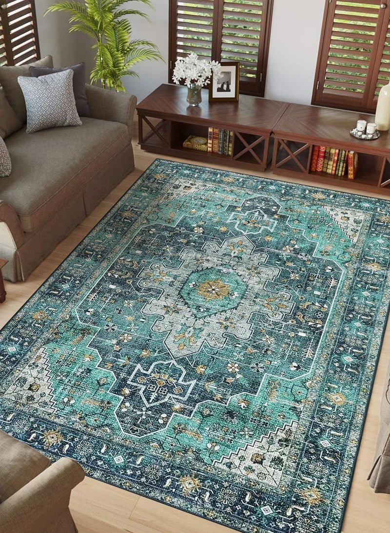 EqiEch Sofa Carpe, Modern Style Living Room Rugs, Soft Floor Mats, Carpet Mats, Non-Slip Sofa Cushions, Washable Living Room Rugs, Retro Style, Multiple Sizes - Image 5