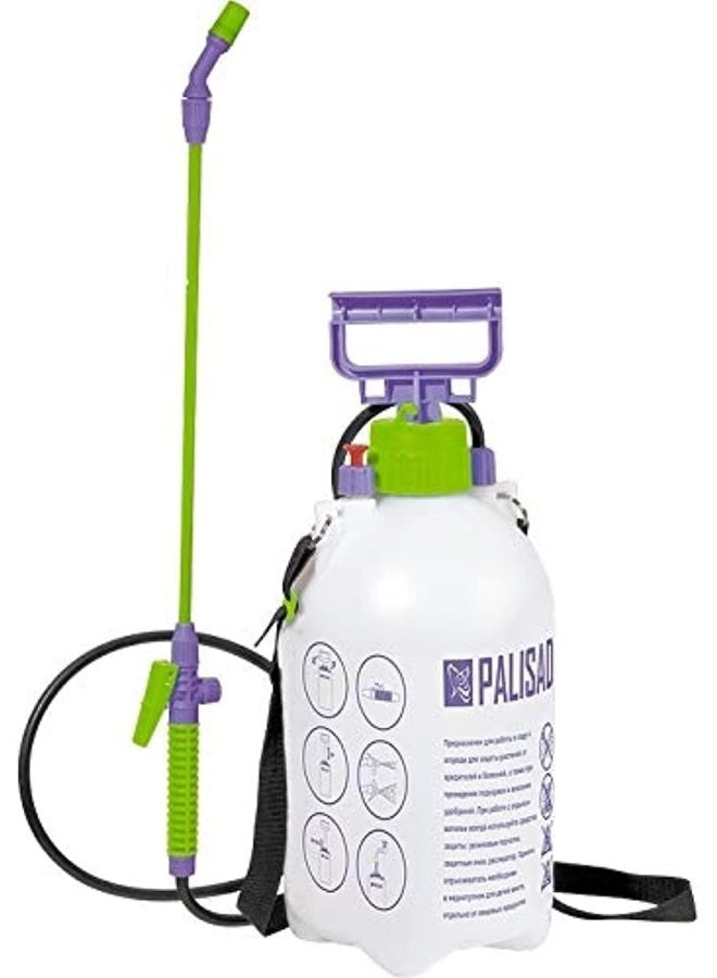 PALISAD 647508 Hose Sprinkler Hand Sprayer With Pump 7L 