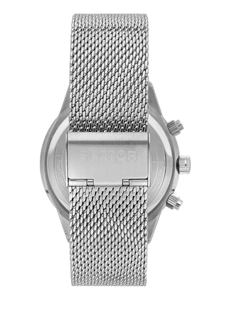 Sector 670 45MM MULT BLUE DIAL MESH BAND SS - Image 3