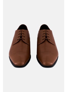 GEOX Men Lace Up Formal Shoes, Brown  - Image 4