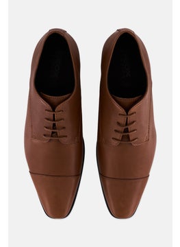 GEOX Men Lace Up Formal Shoes, Brown  - Image 3
