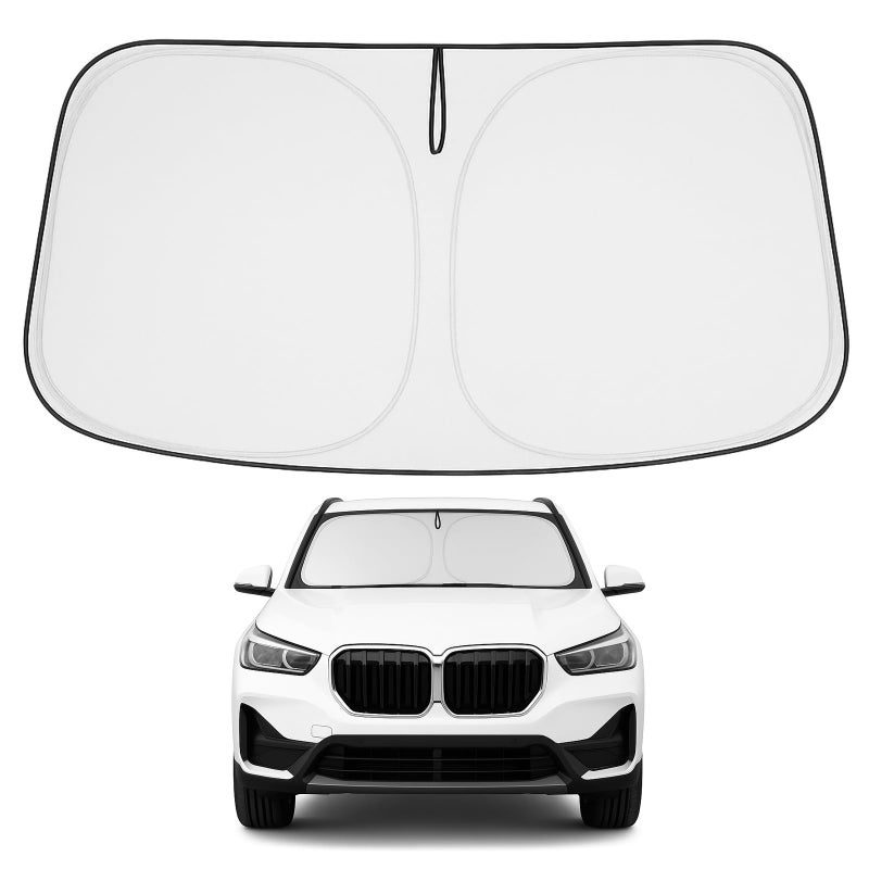Proadsy Custom Fit BMW X1 F48 20162022 Windshield Sun Shade 4Layer Foldable Front Sunshade Protector Sun Visor Blocks UV Rays Keep Car Cooler