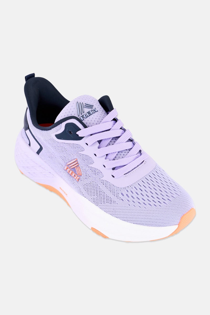 RBX Women Lace Up Outdoor Shoes, Purple  - Image 1