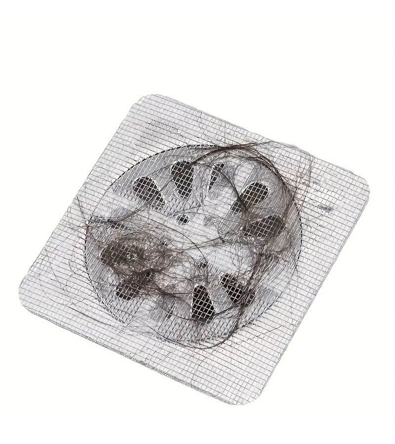 Self Adhesive Hair Filter 18 Pcs Bathroom Floor Drain Sticker Anti Clogging - Image 2