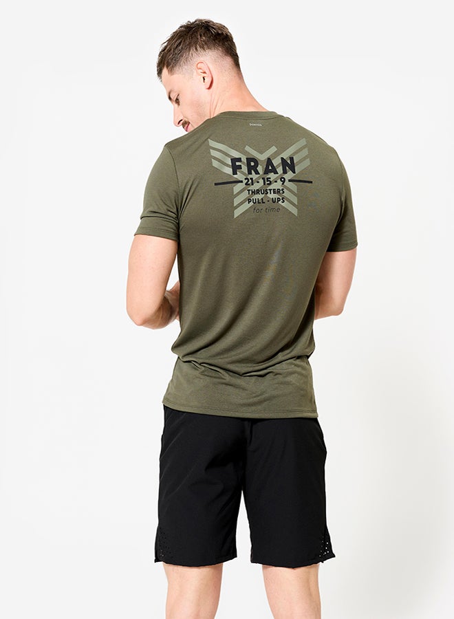 DECATHLON Men's Slim-Fit Breathable Cross Training T-Shirt - Image 3