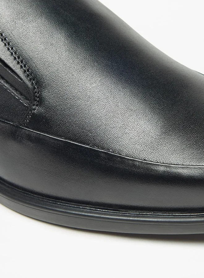 DUCHINI Men's Solid Slip-On Loafers