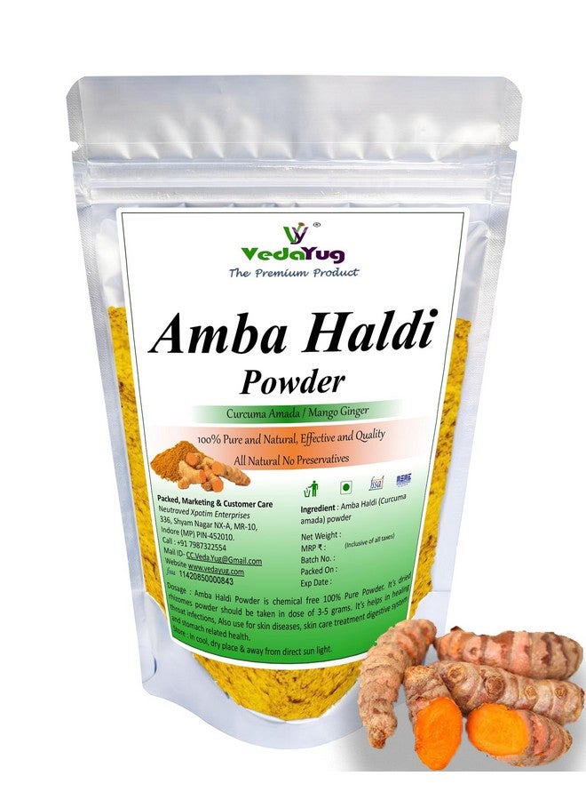 VY VedaYug Amba Haldi Powder (100 G) | Natural & Pure Organic Amba Haldi Powder 100g - Image 3
