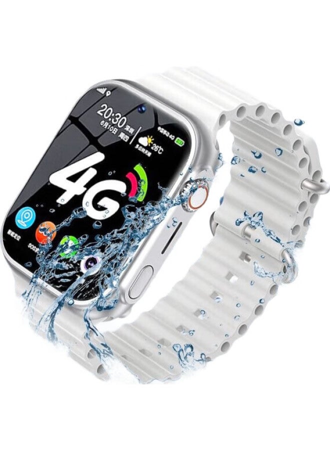Ozing Xing [Upgraded Large Screen] Smart Phone Watch For Children, 4G Cartoon-Style, For Teenagers, Middle And High School Students, All Network Compatible, China Mobile And China Telecom Version, 360-Degree Waterproof, Wifi Positioning - Image 1