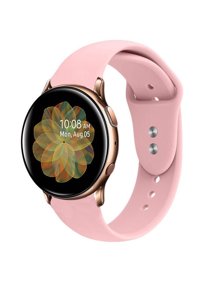 نيبمينينت سوار بديل لساعة سامسونج جالاكسي أكتيف/أكتيف 2 وردي فاتح