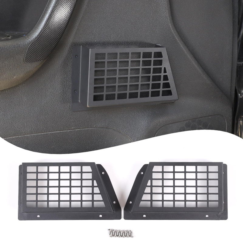 Lcojicep aluminum alloy Front Door Storage Pockets Compatible with Hummer H3 20052009 Door Side Insert Organizer Box Interior Storage Expansion Accessories - Image 3