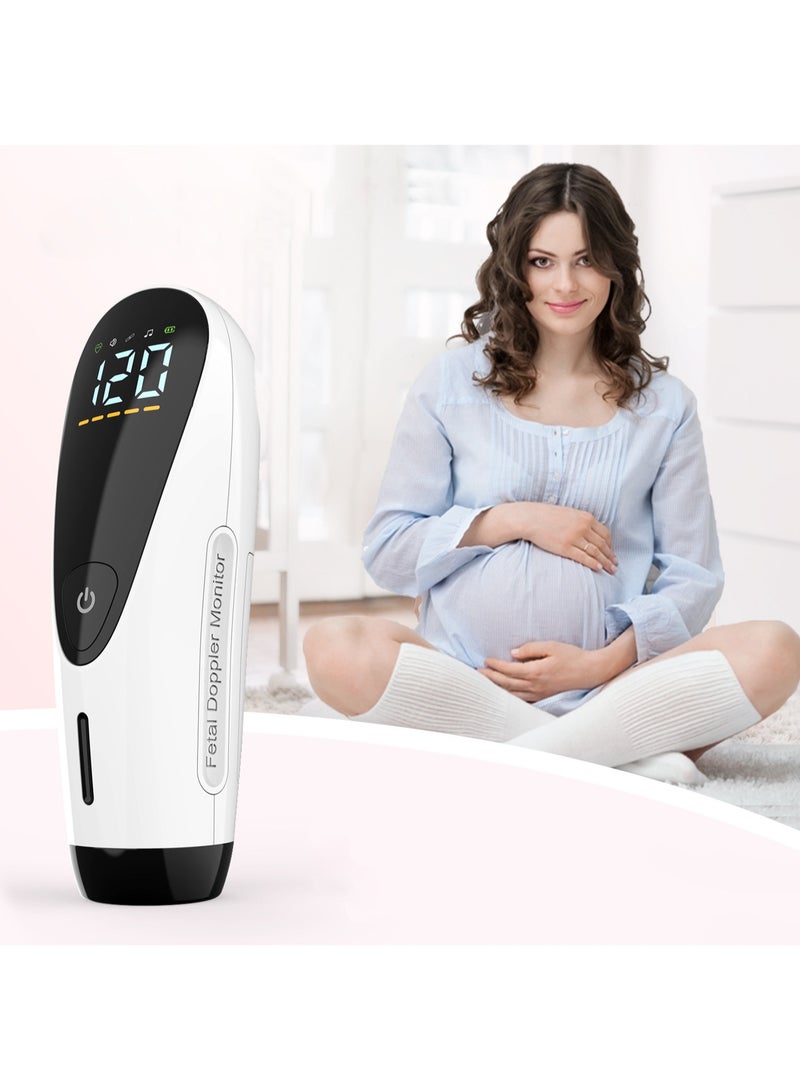 Generic Ultrasound Doppler Fetal Heart Rate Monitor – Prenatal Heartrate Monitor With LCD Screen, Integrated Fetal Heart Detector, Compact And Portable Design, Providing Accurate And Reliable Measurements For Expecting Parents.  - Image 1