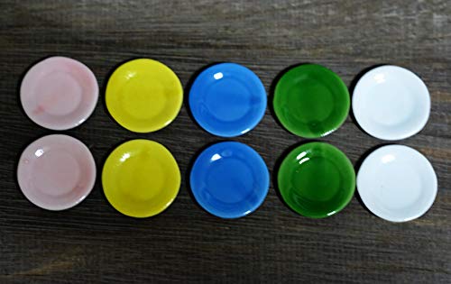 Cool Price 10 Mix Colorful Ceramic Cookware Dollhouse Miniatures Dishes - Image 3
