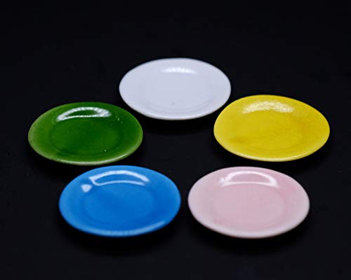 Cool Price 10 Mix Colorful Ceramic Cookware Dollhouse Miniatures Dishes - Image 5