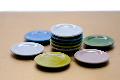 Cool Price 10 Mix Colorful Ceramic Cookware Dollhouse Miniatures Dishes - Image 4