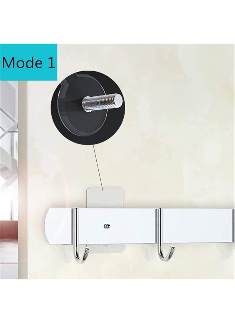 Quince Store Quince Store Wall Hooks_11 lbsMAX Heavy Strong and Transparent PunchFree Screw Stickers Wall Picture Hook Invisible Traceless Hardwall Drywall Picture Hanging Kit Clock Hook upk  - Image 5