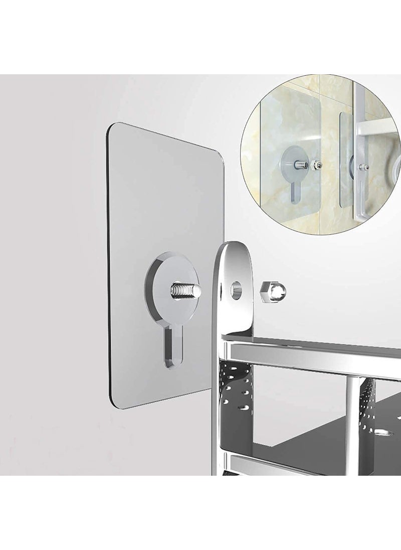Quince Store Quince Store Wall Hooks_11 lbsMAX Heavy Strong and Transparent PunchFree Screw Stickers Wall Picture Hook Invisible Traceless Hardwall Drywall Picture Hanging Kit Clock Hook upk  - Image 3