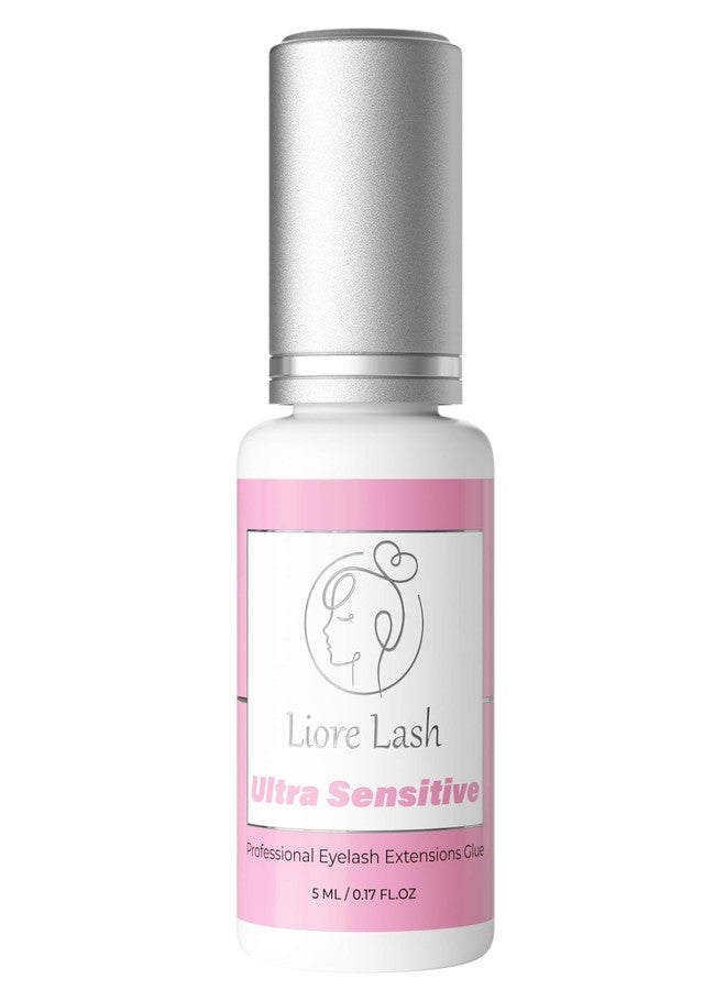 LIORE LASH Ultra Sensitive Eyelash Adhesive – Strong Hold Lash Glue, 3–4 Weeks Retention, Black Glue for Eyelash Extensions - Image 1