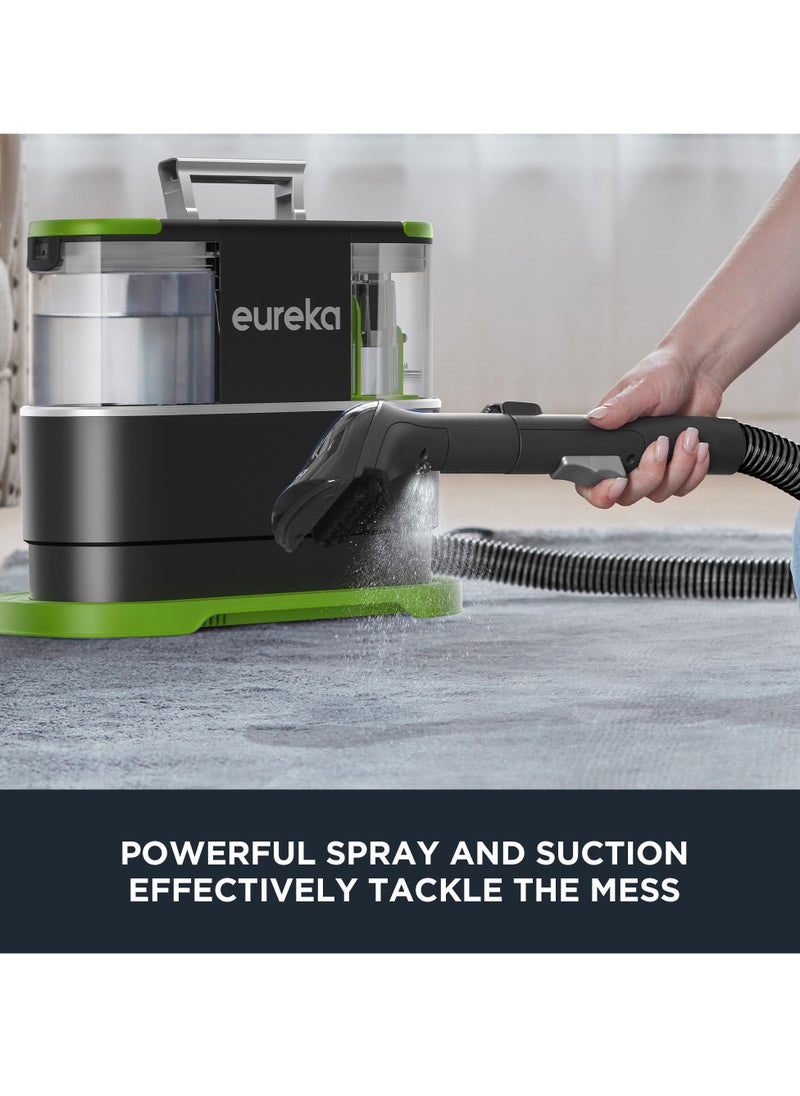 EUREKA Spot & Stain Carpet Cleaner, Portable Lightweight Multi Surface Vacuum Cleaner for Sofa, Car Seats, with 2 Water Tank  - Image 3