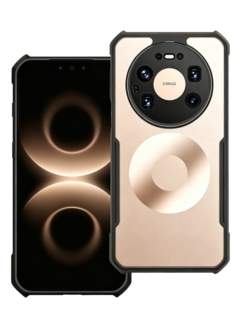 إكسوند غطاء Huawei Mate 80 / 80 Pro، هيكل TPU + PC مقاوم للصدمات، إطار مرتفع لحماية العدسة من التآكل، غطاء خلفي نحيف مقاوم لبصمات الأصابع - Image 1