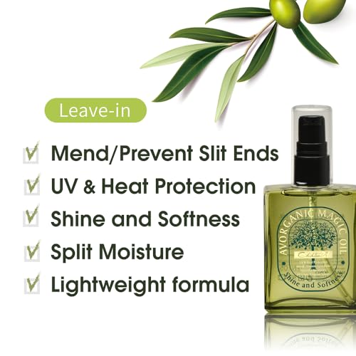 Chihtsai Avorganic Magic Oil (2.02oz/60ml) Shine and Softness, UV & Heat Protection - Image 2