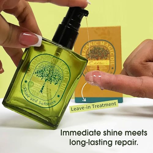 Chihtsai Avorganic Magic Oil (2.02oz/60ml) Shine and Softness, UV & Heat Protection - Image 4