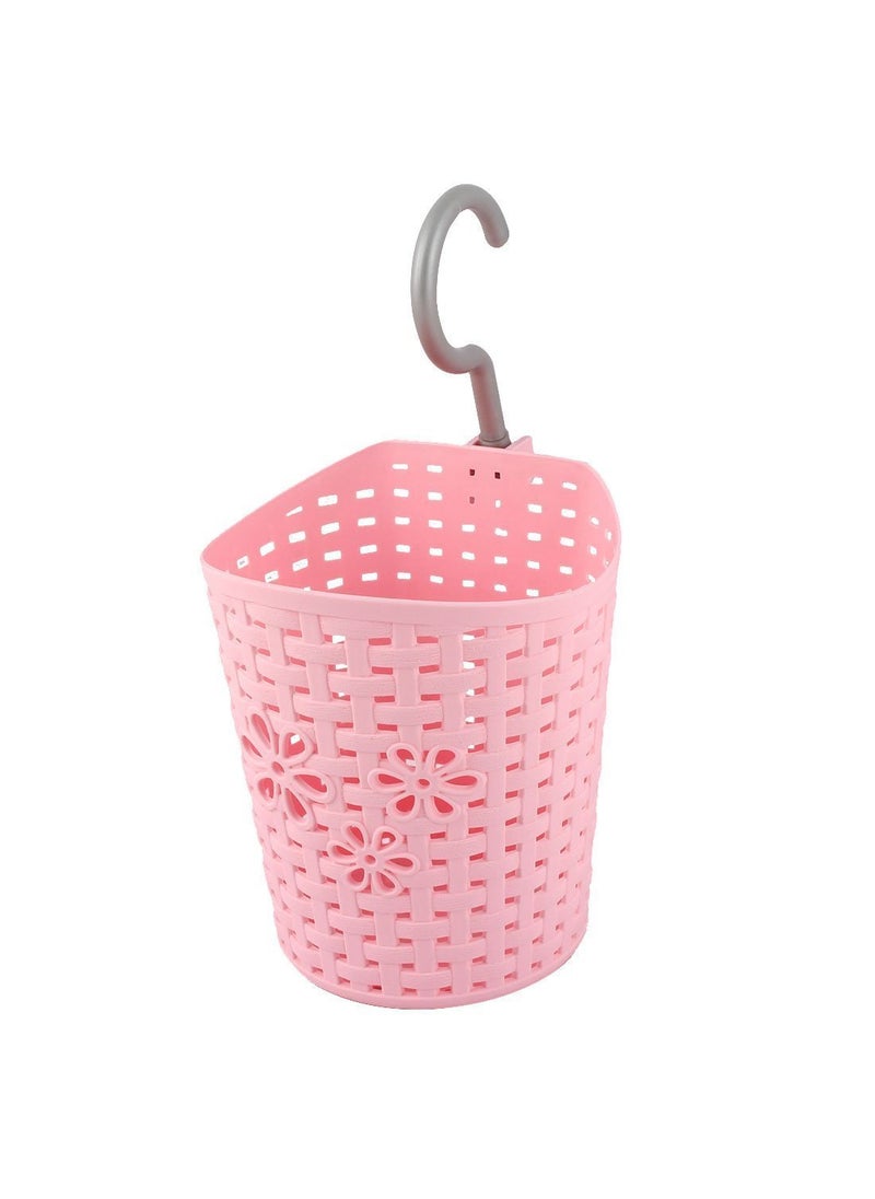 HOMIES INTERNATIONAL HOMIES INTERNATIONAL Plastic Interwoven Hollow Designed Hanging Basket Multicolour 55 X 47 Inches  - Image 1
