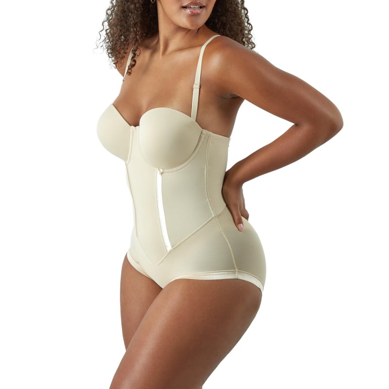Maidenform womens Shaper With Built-in Bra & Anti-static Fl1256 shapewear bodysuits, Latte Lift, 38DD US - Image 2