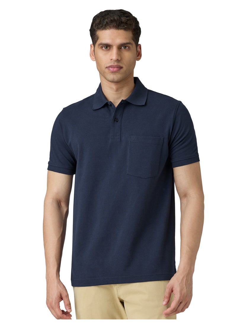XYXX XYXX Code Super Combed Cotton Polo T-shirt - Image 1