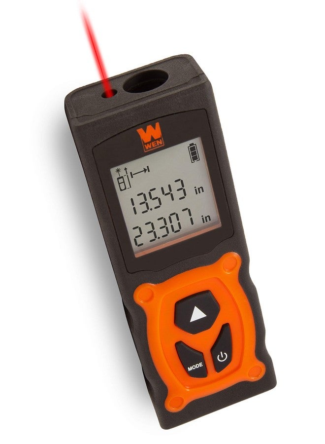 WEN 10130 Multi-Unit Compact Digital 130-Foot Laser Distance Measure with Backlit LED Screen - Image 1