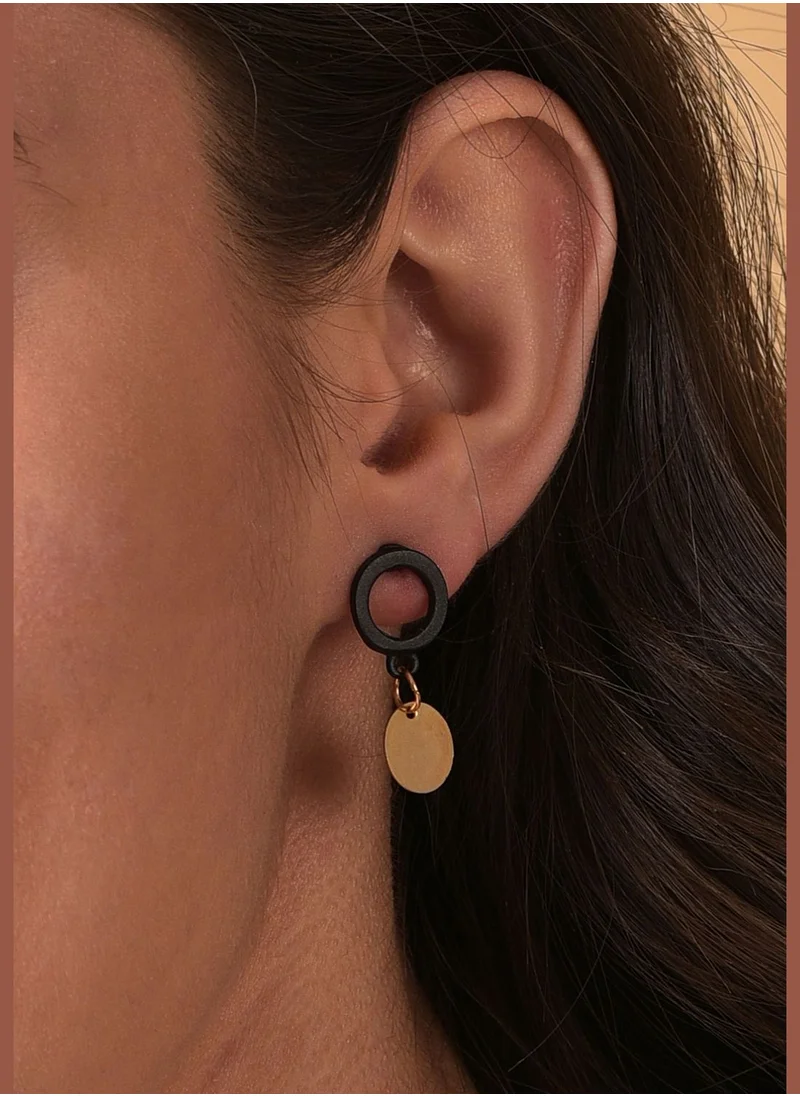 SOHI Pack of 8 Gold Plated Designer Drop Earring