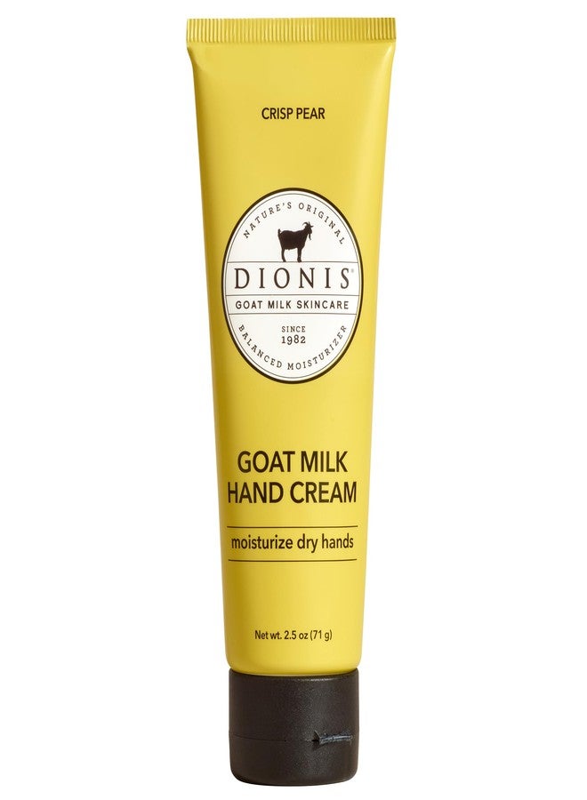 Dionis Goat Milk Hand Cream - Moisturizing Lotion for Dry Skin, Safe for Sensitive Skin - Crisp Pear 2.5 oz - Image 1