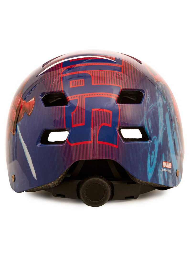 Spartan Marvel Spiderman Multi-Sport Kids Helmet â€“ Licensed Marvel Design, Lightweight Protective Shell with Ventilation, Adjustable Fit Strap, Impact-Resistant Construction, Small Size 51-54cm Ages 5-9 - SP-9113 - Image 3