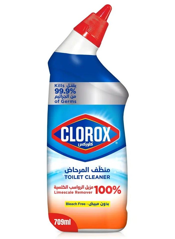 Clorox Toilet Cleaner, Disinfectant & Limescale Remover 709ml - Image 1