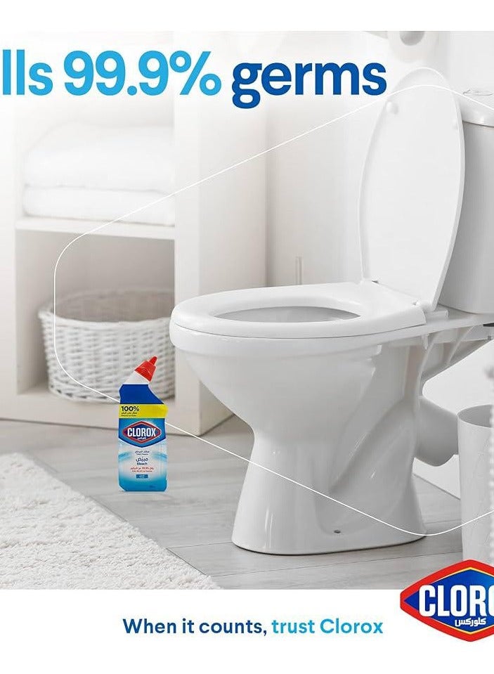 Clorox Toilet Cleaner, Disinfectant & Limescale Remover 709ml - Image 3